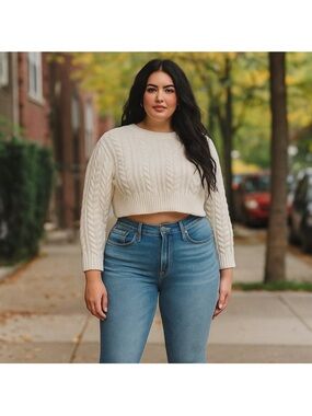 Madewell Curvy High Rise Skinny Womens Plus Size Blue Jeans 18W $128 price NWT